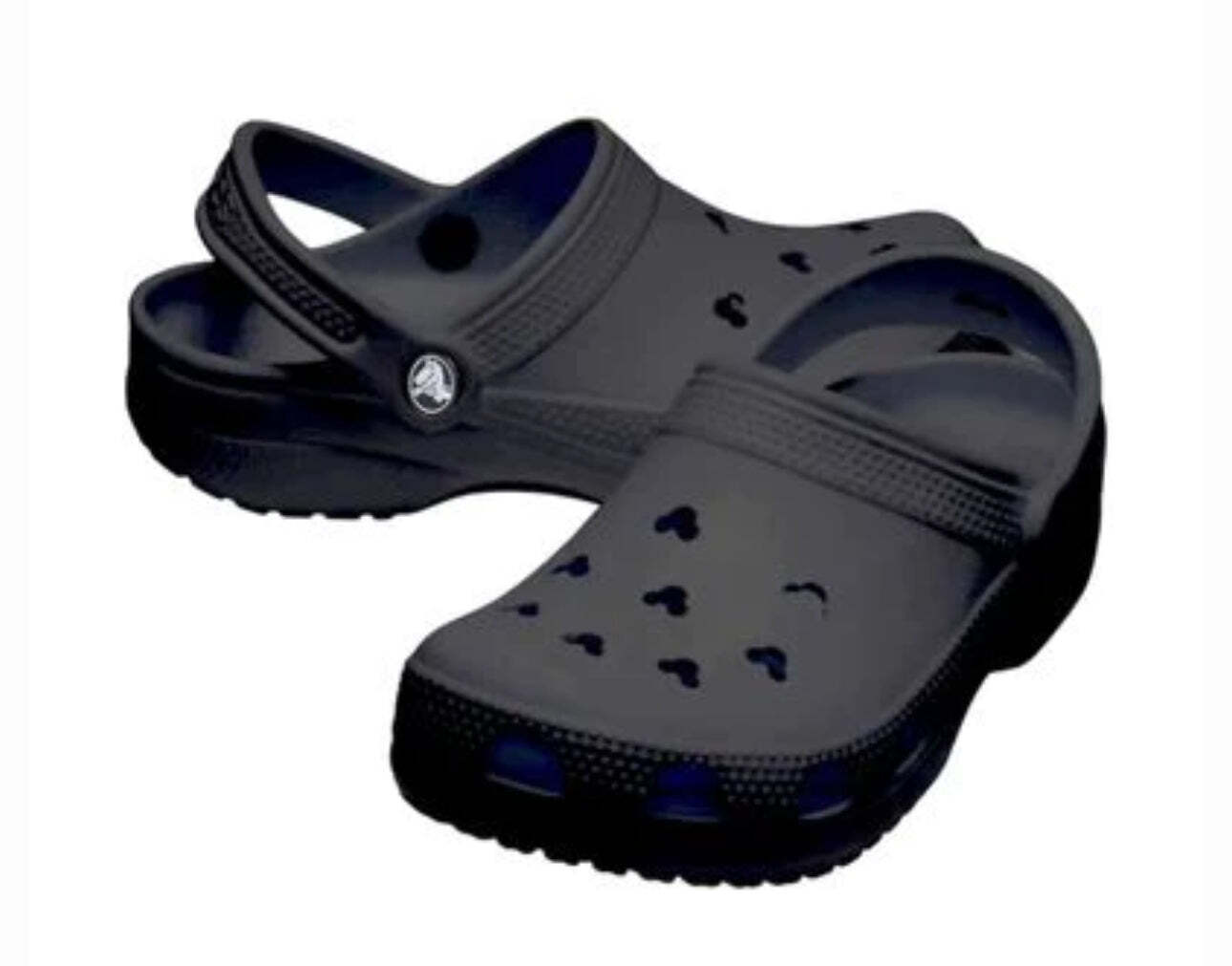 Disney Black Mickey Head Crocs