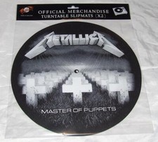 Metallica Turntable Slipmat Set of 2 Master of Puppets Justice Album