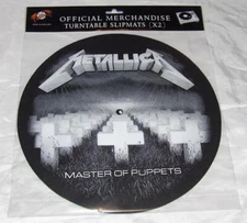 Metallica Turntable Slipmat Set of 2 Master of Puppets & Justice Album