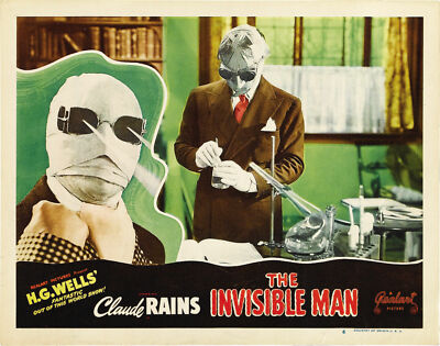 The Invisible Man Movie Scene 13'' x 19'' Action Figure Backdrop Photo Poster