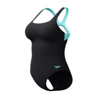 Speedo Badeanzug Schwimmanzug Damen Frauen mit Bustier BH Brust-Unterstützung