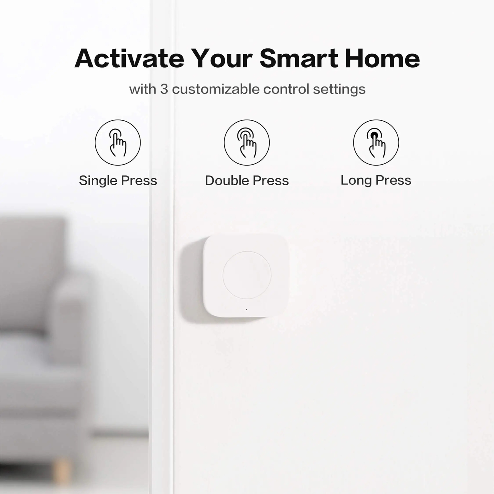 ZigBee Smart Home Emergency Button Bell 3-Way APP Remote Control Wholesale  