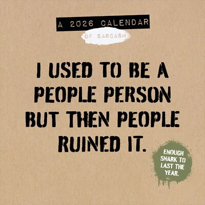 TF PUBLISHING 2026 Anti-Affirmations Wall Calendar