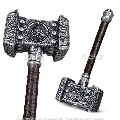 Munetoshi 21  Foam Doomhammer Orgrim Thrall Orc Horde WoW Video Game Cosplay