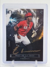 ELLY DE LA CRUZ 2023 CHRONICLES ORIGINS AUTOGRAPH GOLD INK AUTO /49 Q6053