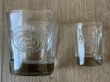 Jack Daniels Old No.7 Whiskey Rock Glass  Emb...