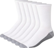 Men's Max Cushioned Crew Socks - Moisture-Wicking  Odor Control Multipack