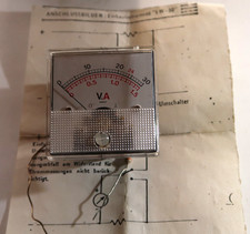 Amperemeter AC / DC Einbauinstrument Einbau Messinstrument analog Panel Meter