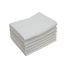 6-Piece Bar Mop Kitchen Towels Set Highly Absorbent Cotton Washable Cleaning