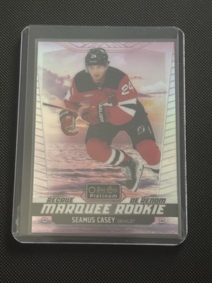 2024-25 O-pee-chee Platinum #270 Seamus Casey Marquee Rookie Sunset
