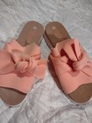 Bernie Mev New York Big Bow Slides  Woven Elastic Textile  Size 39 Orange — photo 4