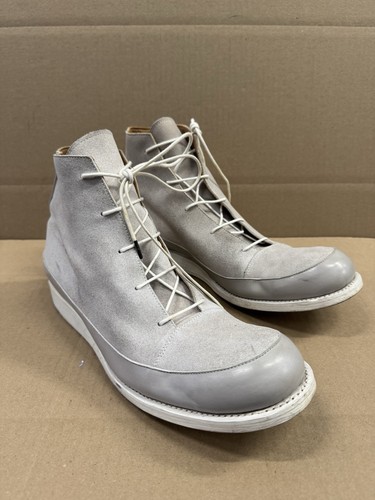 Song For The Mute x Andrew McDonald Stiefeletten Leder Keilabsatz Größe 11