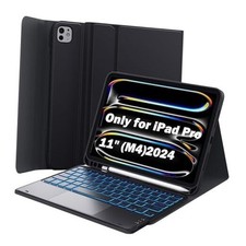 for iPad Pro 11 inch Case with Only for iPad Pro 11" M4 2024 Black