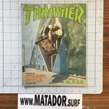 80s Thrasher Guaranteed Original Vintage Skateboard Magazine