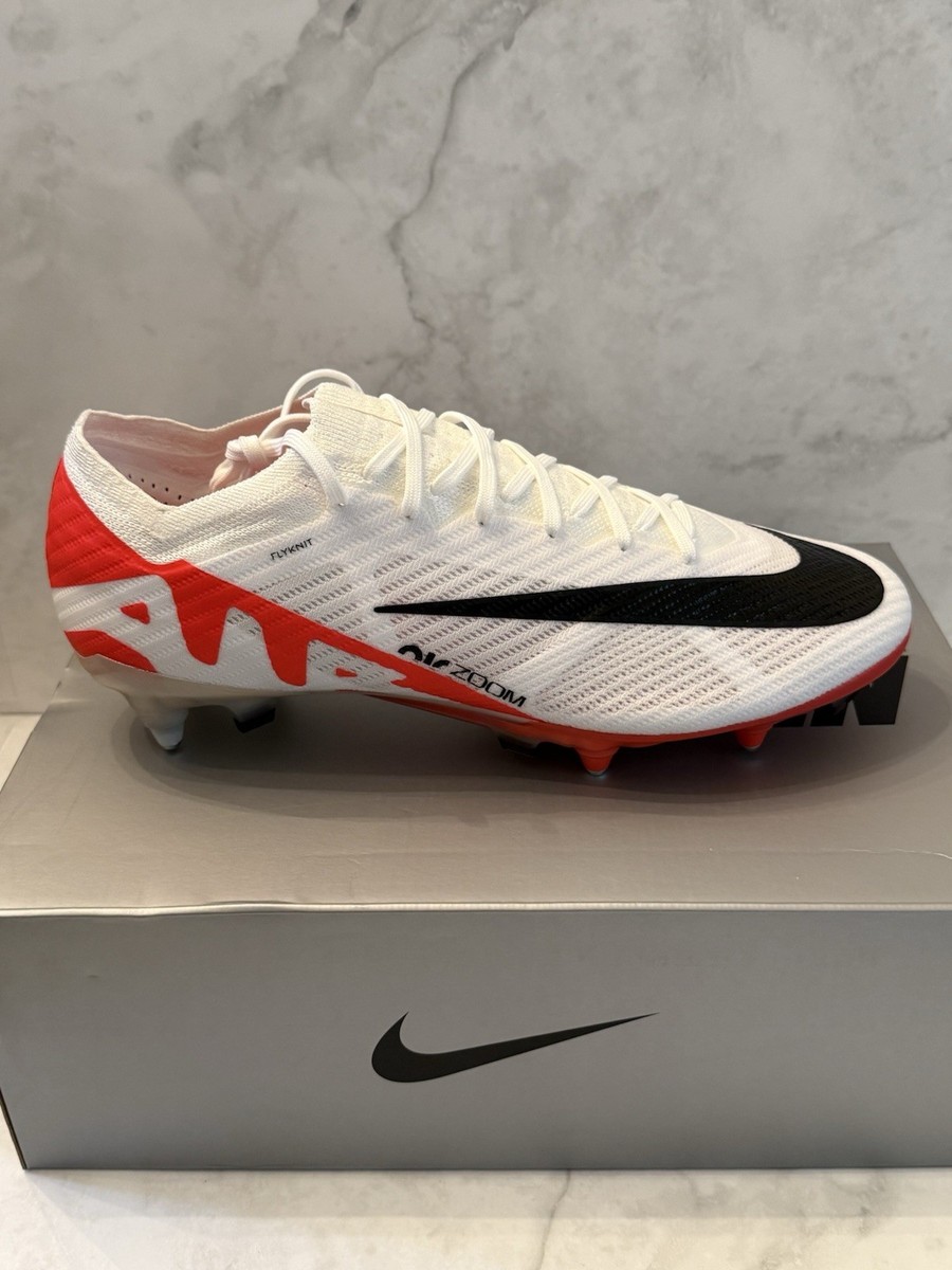 Nike Mercurial Zoom Vapor 15 Elite SG-Pro AC Cleats White Red