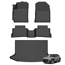 ANBINGO Floor Mats Fit for Hyundai Kona 2018-2023 No for EV Cargo LinerAl