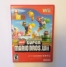Nintendo New Super Mario Bros. Wii w/ Manual Multiplayer NTSC-U/C E 2009