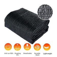 Sun Shade Sail Canopy Shelter Mesh Cover Patio Yard Pool Outdoor UV Protection