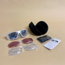 Tifosi Amok Cycling Sunglasses - White/Black - 3 Interchangeable Lenses