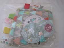 New Taggies Original Lovie Security Blanket, 12 x 12 Abstract Triangles