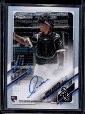 2021 Topps Chrome Yermin Mercedes Rookie Auto RC Refractor #/499 White Sox