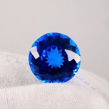 D' Block Natural Tanzanite 9.80 Ct Blue Round Cut Certified Loose Gemstone