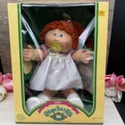 Vintage 1985 Cabbage Patch Doll In Box Lori Imogen Coleco Red Hair Pacifier