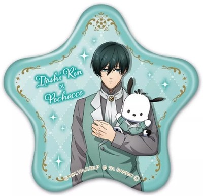BLUELOCK Pochacco Rin Itoshi Sanrio Badge Badge character collectible