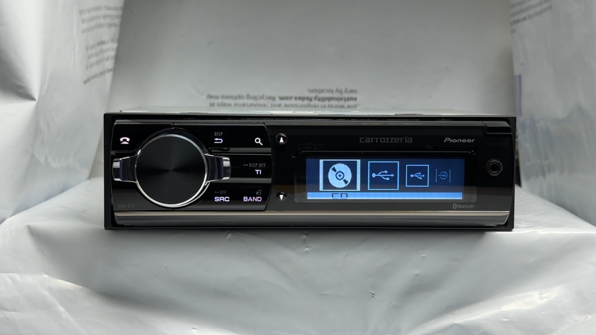 Pioneer Carrozzeria DEH-970 1DIN Car Audio CD/Bluetooth Receiver w