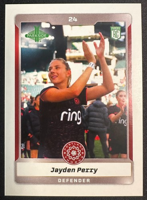 #ad JAYDEN PERRY 2025 PARKSIDE NWSL VOLUME 2 SHORT PRINT IMAGE VARIATION RC #SP 344 $33.74