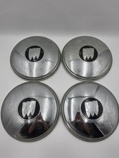 Vintage Buick Tri-shield Dog Dish Poverty Hub Caps Set Of 4 10 1941-1960 Oem