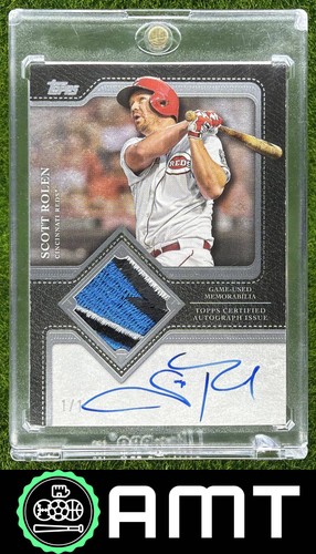 Scott Rolen 2025 Topps Platinum 1/1 Auto Patch Cincinnati Reds #TFAP2-SR