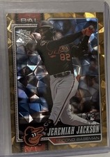 Topps Series 1 Jeremiah Jackson Gold Foil RC /50 #277 Clean 💎 🔥📈Orioles