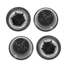 Power Wheels .437 Retainer Cap 4 Pack black