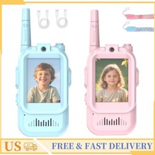 Kids Gift Video Walkie Talkies 3Voice Changer Effects Encourage Interactive Play