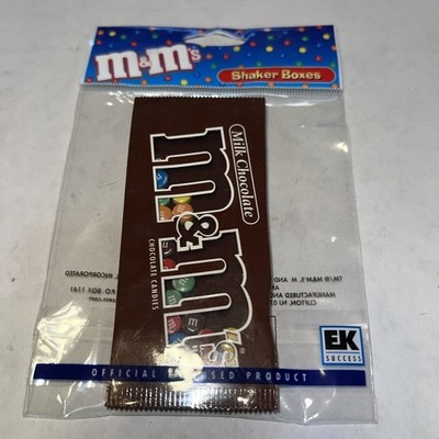 RARE Jolees EK Success M&M's 3D Collage CANDY PIECES Bag Chocolate