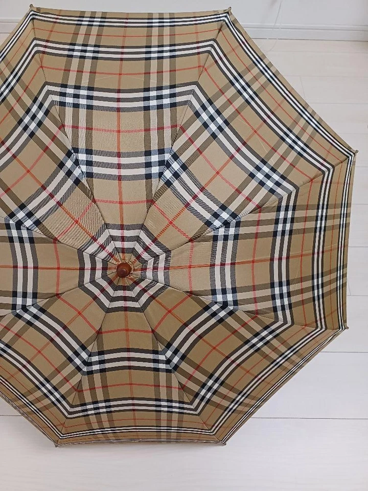 BURBERRY Folding Umbrella Nova Check Carbon Fiber Frame Super Water Repellent JP - Image 2 of 4