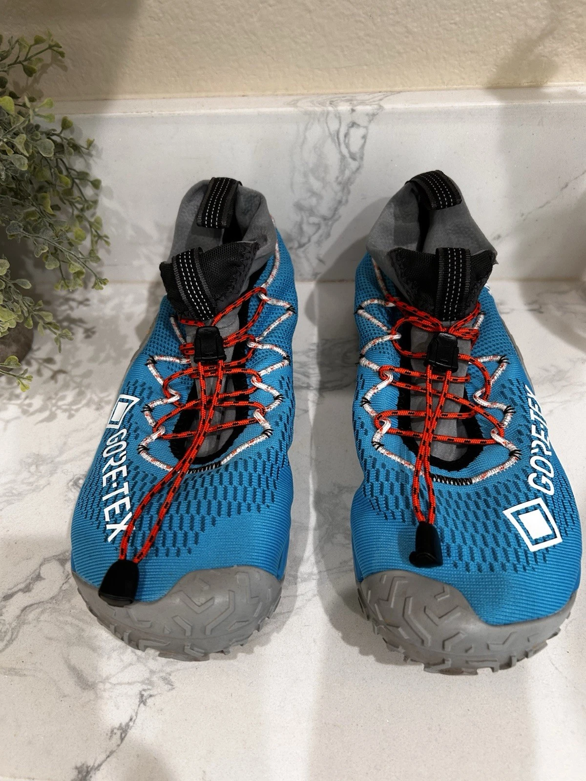 Merrell Trail Glove 7 GTX GoreTex WATERPROOF Blue Gray Trail Running Barefoot 8