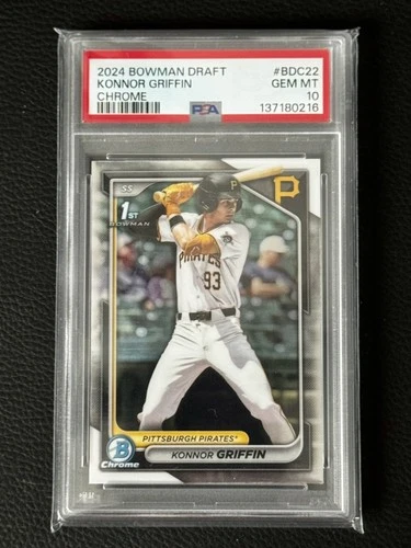 2024 Bowman Draft Chrome Konnor Griffin PSA 10 Gem Mint Rookie RC #BDC22