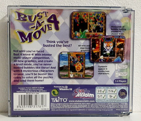 BUST A MOVE 4 (Taito) Sega Dreamcast- Game Disc, Game Manual & Case