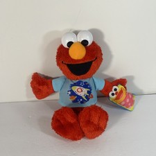 Sesame Street Talking Elmo Sleepy Time Plush Doll 12" Tested Working Hasbro Kids
