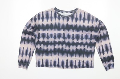 Papaya Damen Pullover Pulli blau Rundhals Polyester Größe S