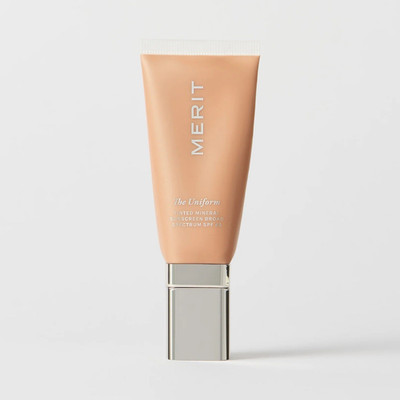 MERIT The Uniform Tinted Moisturizer - Liquid Tinted Mineral Dewy SPF 45/22