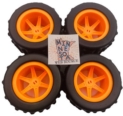 (4) K NEX Large 3 1/2'' (3.50'') Trekker All Terrain Tires   NEW OEM NOS