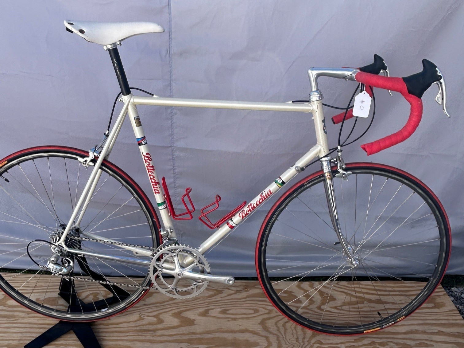 Vintage Bottecchia Steel Road Bicycle 60 cm Campagnolo Chorus 9 Speed colnago (1371.51 USD)