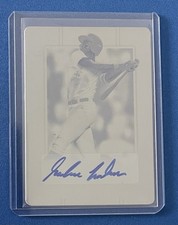 2019 Leaf Perfect Game NS Jordan Walker Yellow Printing Plate 1/1 Autograph