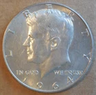 1964 D 90% Silver Kennedy Half Dollar Actual coin pictured [#109D]