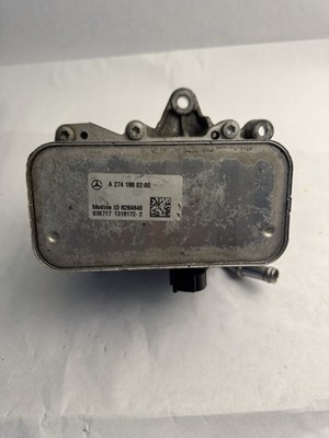OEM Mercedes-Benz Engine Oil Cooler Heat Exchanger M274 2.0L A2741880200 Modine