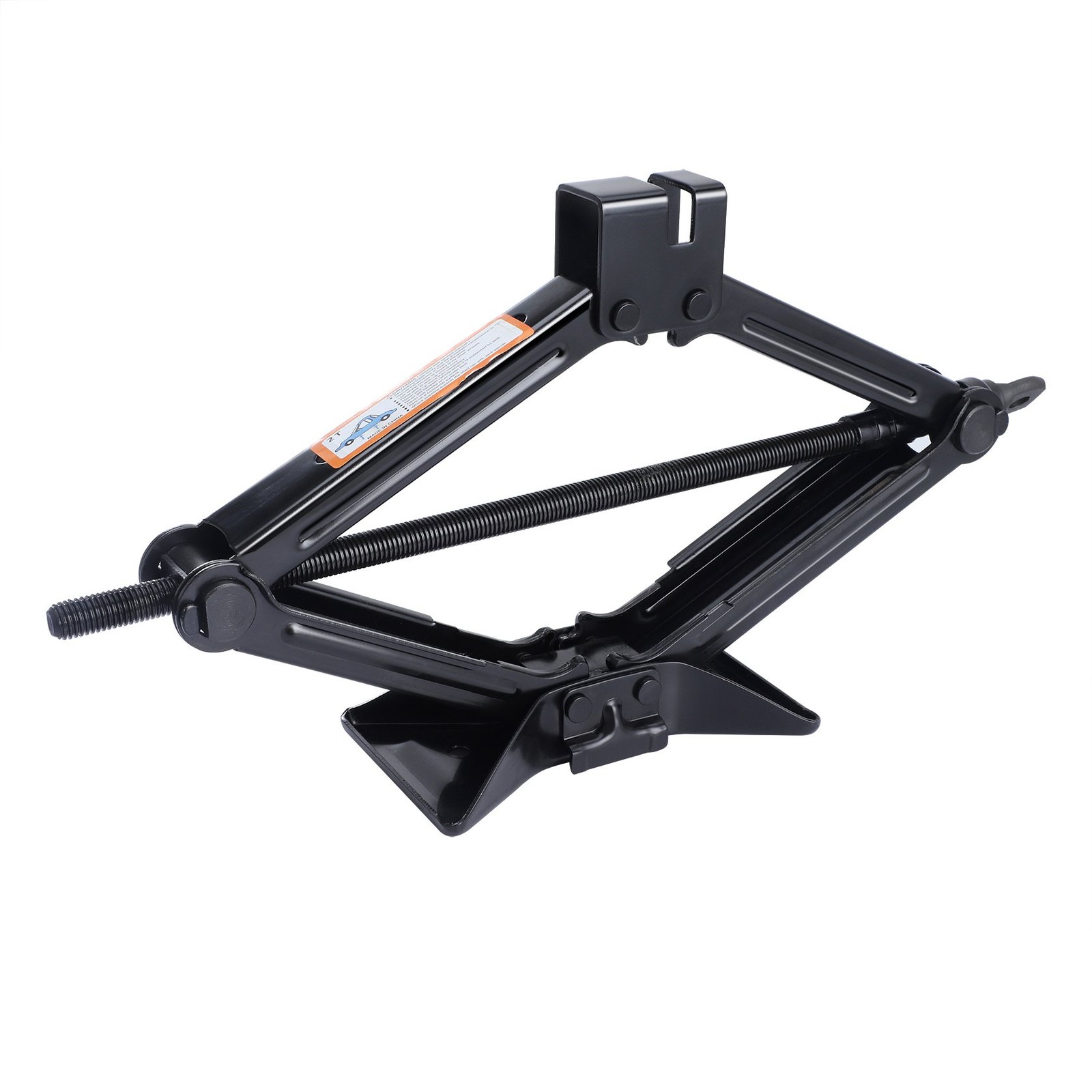 Black 2 Ton Steel Scissor Jack +Handle For Car Van Auto Garage Tire Change Mount thumbnail 12