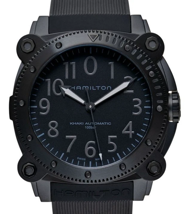 Hamilton Herren/Unisex Uhr Khaki Navy BeLOWZERO Auto Ref. H78505330 NEW FULL SET - Bild 1 von 1